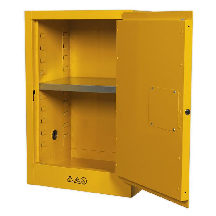 Sealey Flammables Storage Cabinet 585 x 455 x 890mm FSC07 Sealey  - Dynamic Drive