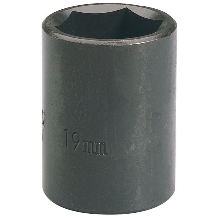 Draper Impact Socket, 1/2" Sq. Dr., 19mm 28503