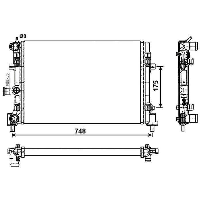 NRF Radiator 53024