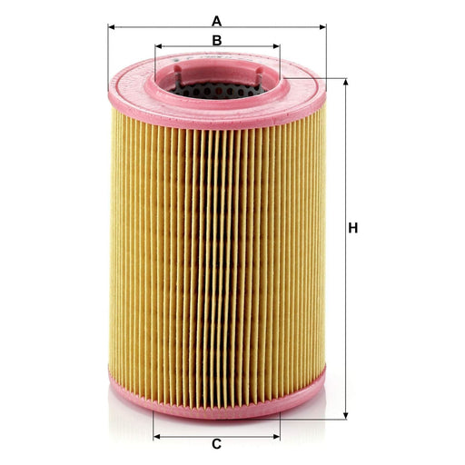 Genuine Mann Air Filter for Suzuki 13780-79210. Rascal C1380/1 Mann & Hummel  - Dynamic Drive