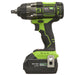 Sealey 1/2"Sq Drive Hi-Vis Cordless Brushless Impact Wrench 18V 4Ah CP650LIHV Sealey  - Dynamic Drive