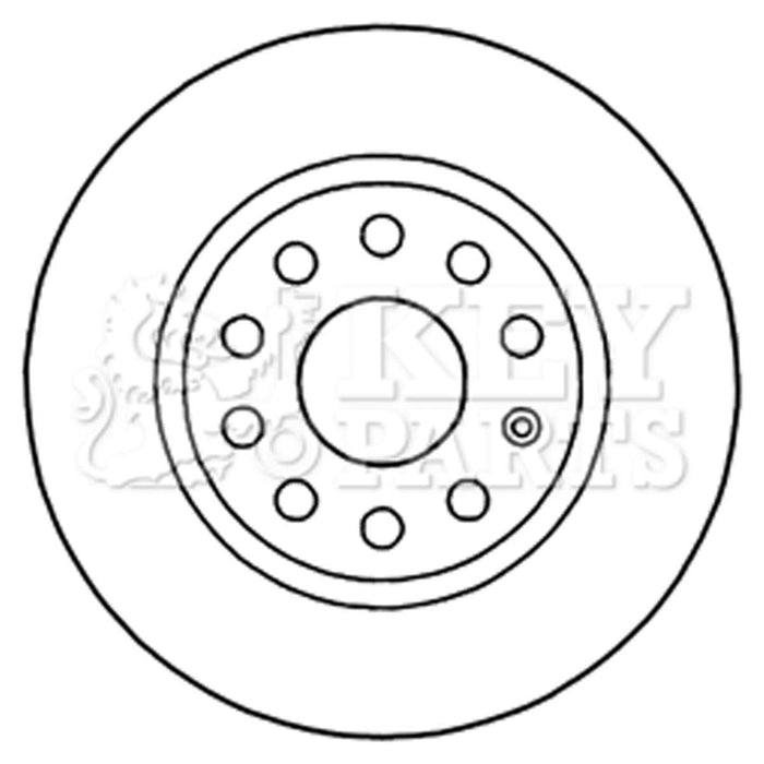 Genuine Key Parts KBD5200 Brake Disc Pair (Rear)