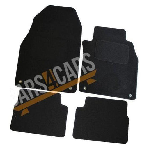 Fully Tailored Blue White Trim Carpet Mats fits for Saab 9-3 02> Set of 4 With 4 Clips UKB4C  - Dynamic Drive