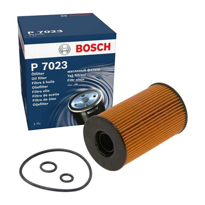 Bosch Car Oil Filter P7023 fits VW Tiguan TDi|TDi BlueMotion - 2.0 - 07-18 F0264