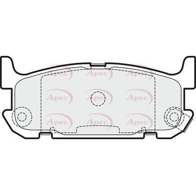 Apec Brake Pads Rear Fits Mazda Mx5