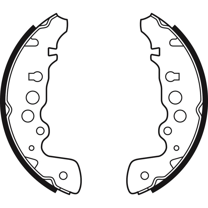 Apec Brake Shoe Rear Fits Suzuki Grand Vitara Apec  - Dynamic Drive