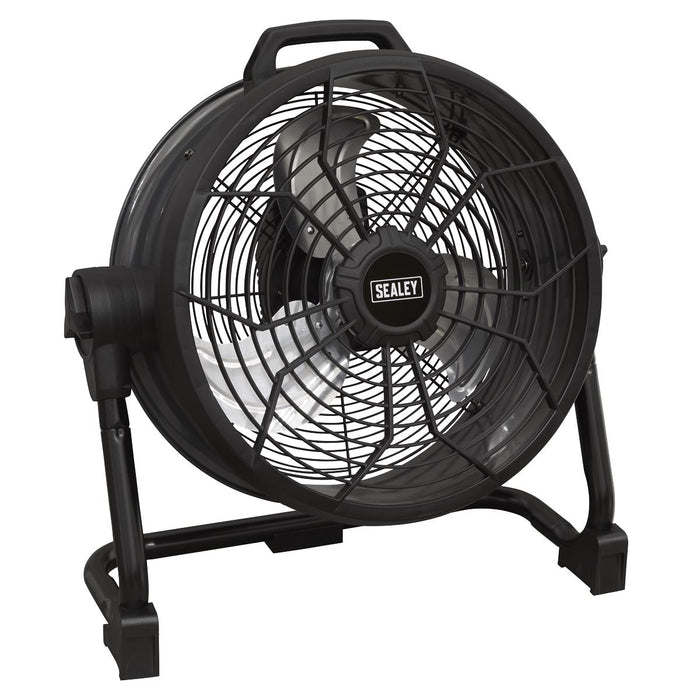 Sealey 2-in-1 Cordless/Corded 16" High Velocity Drum Fan 20V SV20 Series Kit Sealey  - Dynamic Drive