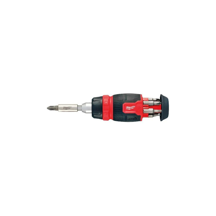 Milwaukee 8 In 1 Ratch Multi Bit Screwdriver 4932480581 Milwaukee  - Dynamic Drive