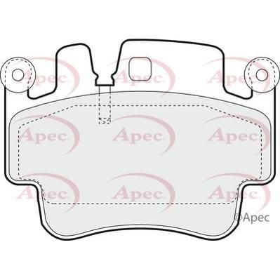 Apec Brake Pads Front Fits Porsche 911