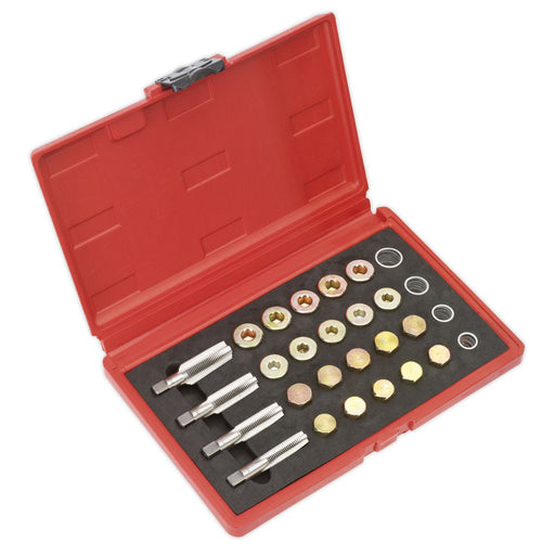 Sealey Drain Plug Thread Repair Set VS660 Sealey  - Dynamic Drive