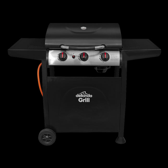 Dellonda 3 Burner Gas BBQ Dellonda  - Dynamic Drive