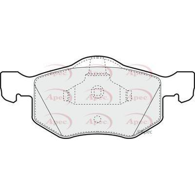 Apec Brake Pads Front Fits Ford Maverick Mazda Tribute