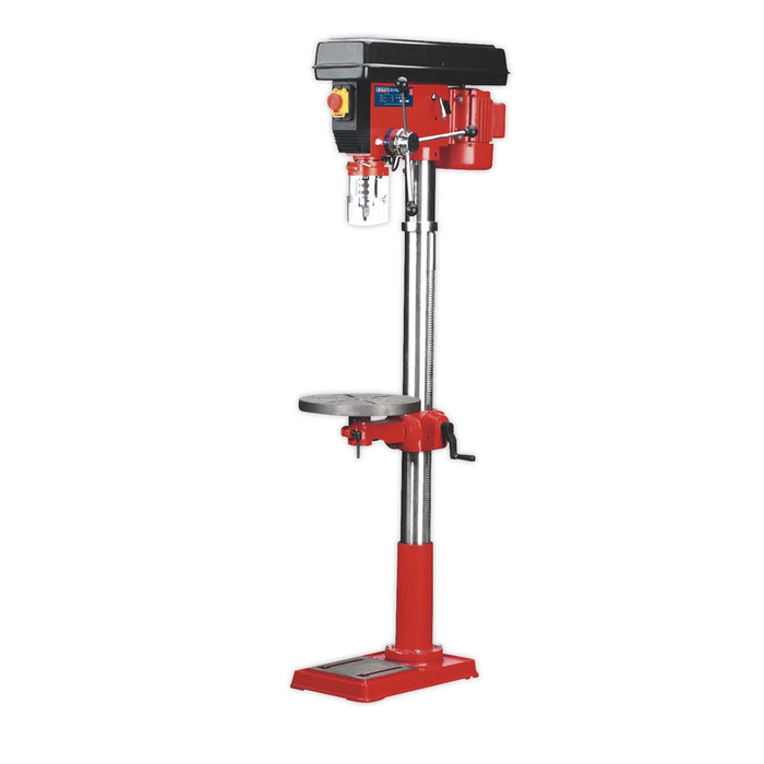 Sealey Pillar Drill Floor 16-Speed 1630mm Height 650W/230V GDM200F