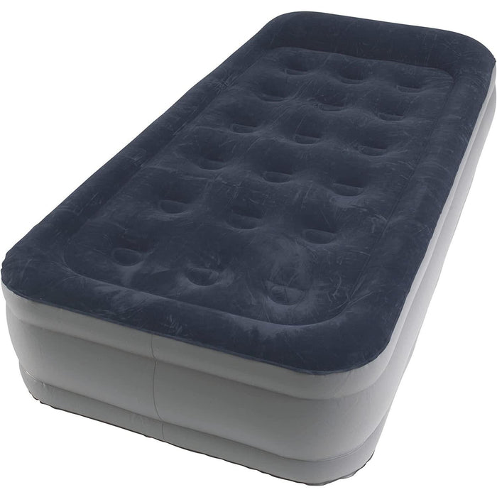 Outwell Flock Superior Single Airbed With Built-In Pump High Raised Air Bed Outwell  - Dynamic Drive