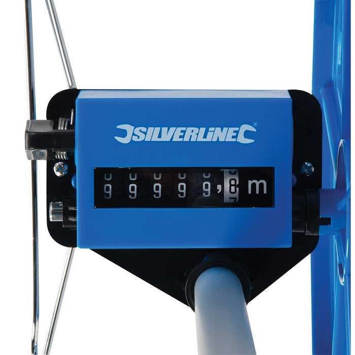 Silverline Metric Measuring Wheel 0 - 99,999.9m