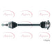 APEC Driveshaft ADS1303L fits Audi VW Skoda Passat Superb Passat Apec  - Dynamic Drive