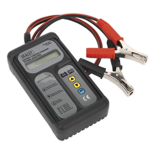 Digital Battery & Alternator Tester 6-12V Battery Sealey  - Dynamic Drive