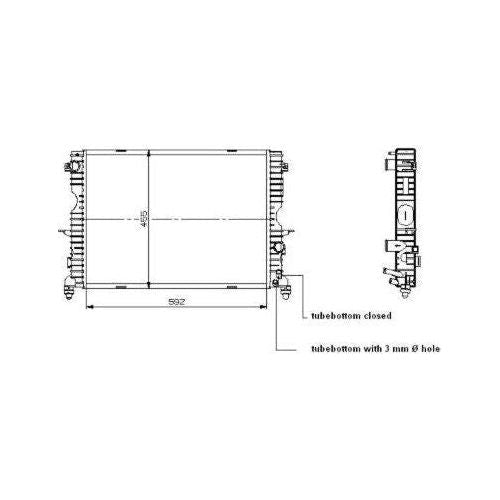 NRF Radiator 509729