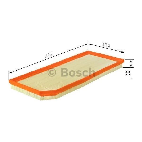 Bosch Car Air Filter S0178 fits Audi A3 S3 Quattro TFSi - 2.0 - 06-12 F026400178