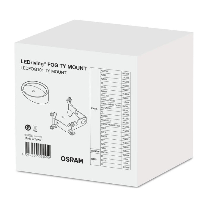 Osram LEDriving FOG additional mounting for Toyota models, LEDFOG101-TY-M, brack Osram  - Dynamic Drive