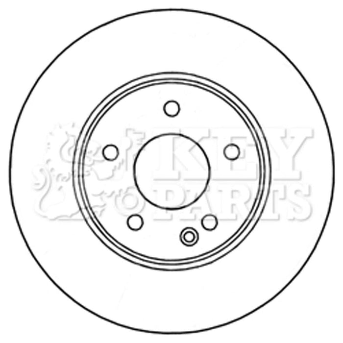 Genuine Key Parts KBD4470 Brake Disc Pair (Front)