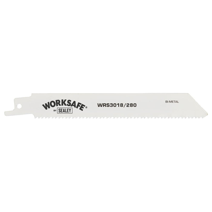 Sealey Reciprocating Saw Blade 280mm 10tpi Pack of 5 WRS3018/280