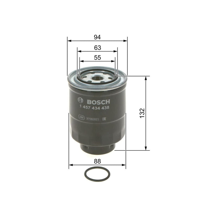 Genuine Bosch Car Fuel Filter N4438 fits Mitsubishi L200 DiD - 2.5 - 09-15 14574