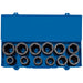 Draper Combined MM/AF Deep Impact Socket Set in Metal Case, 3/4" Sq. Dr. (12 Pie Draper  - Dynamic Drive