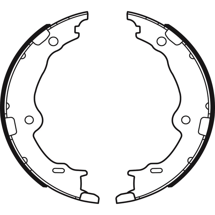 Apec Brake Shoe H/R Fits Lexus Ls460