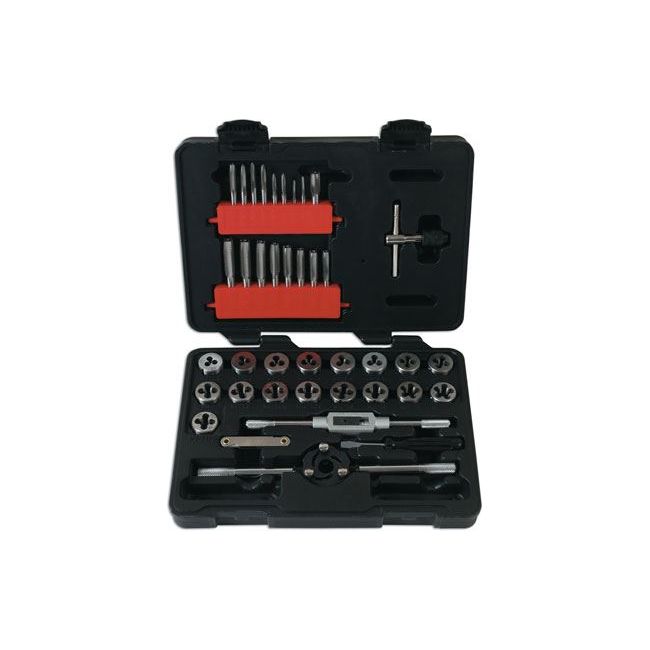 Laser Metric Tap & Die Set 39pc 7669 Laser Tools  - Dynamic Drive