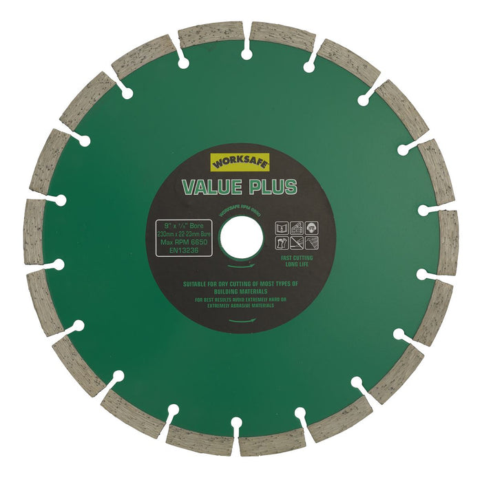 Sealey Value Plus Diamond Blade230 x 22mm WDVP230