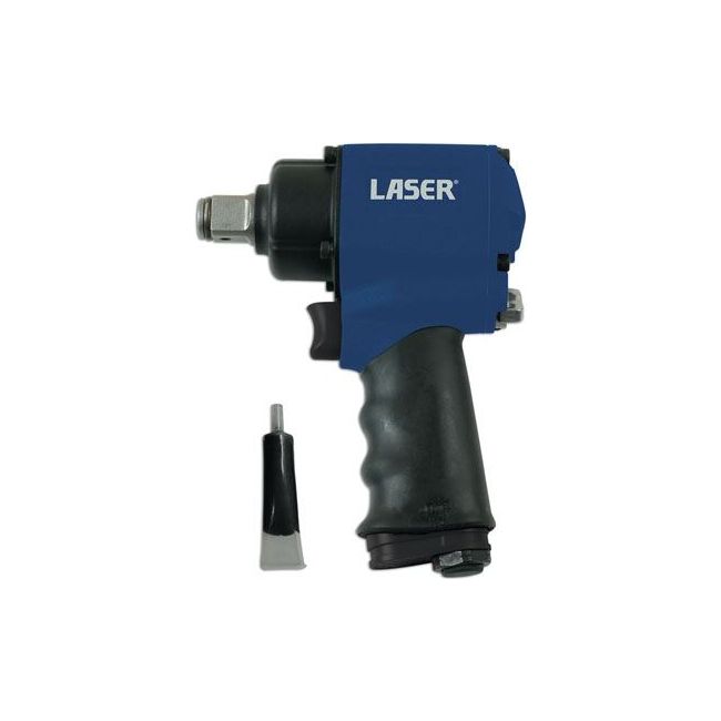 Laser Impact Wrench 3/4"D - Twin Hammer 146mm Long 7680 Laser Tools  - Dynamic Drive