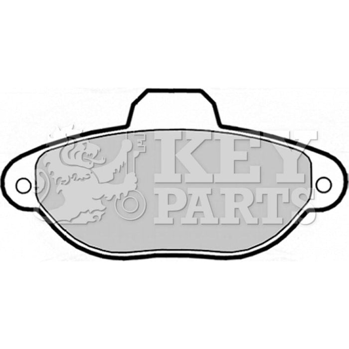 Genuine Key Parts KBP1738 Front Brake Pads-Includes Wear Indicators (Bosch)