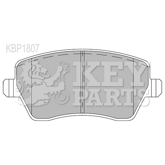 Genuine Key Parts KBP1807 Front Brake Pads (TRW)