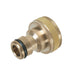 Silverline Tap Connector Brass 3/4" BSP - 1/2" Male Silverline  - Dynamic Drive