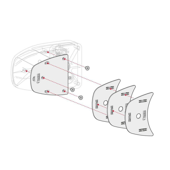 Fiamma Kit Spacer Safe Door Grey >2017 for Caravans and Motorhomes