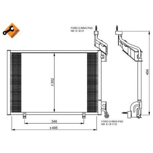 NRF Condenser 35976