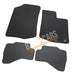 Blue Trim Tailored Black Rubber Car Mats for Toyota Aygo Set of 4 With 1 Clips UKB4C  - Dynamic Drive