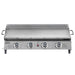 Dellonda 4 Burner Stainless Steel Portable Gas Plancha with Warming Rack 10kW Dellonda  - Dynamic Drive