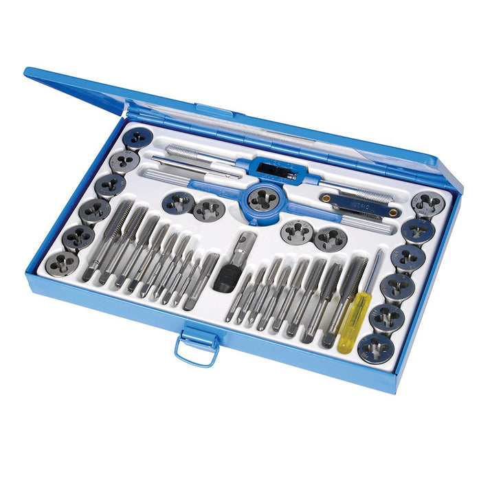 Silverline Expert Tap & Die Set 40pce 40pce Silverline  - Dynamic Drive