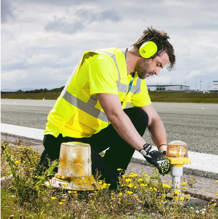 Portwest Berlin Executive Hi-Vis Vest - Yellow - Medium Portwest  - Dynamic Drive