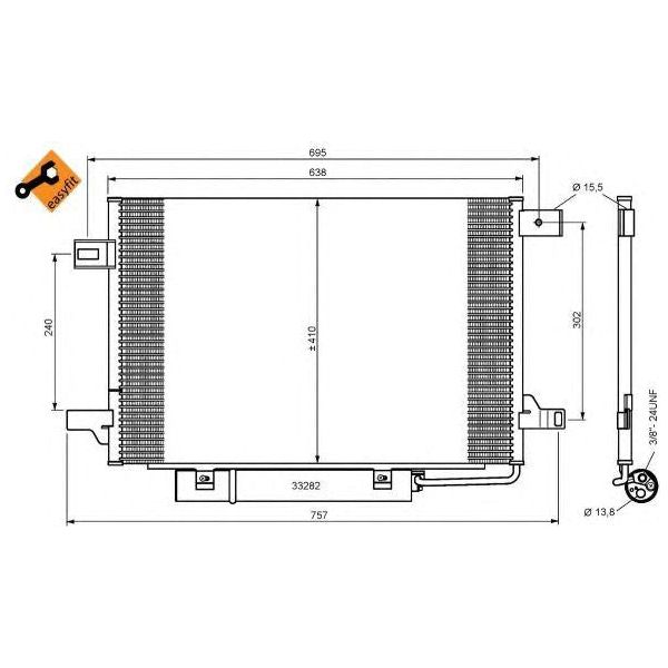 NRF Condenser 35758