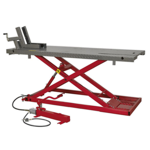 Sealey Motorcycle Lift 680kg Capacity Heavy-Duty Air/Hydraulic MC680A Sealey  - Dynamic Drive