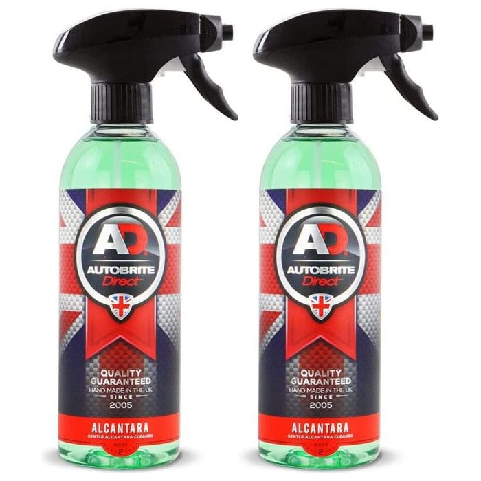 2x Autobrite Direct - Alcantara & Suede Surface Cleaner 500ml Autobrite Direct  - Dynamic Drive