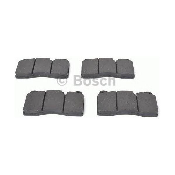 Bosch Brake Pad Set Bp1259 fits Land Rover Range Rover Sport TD - 3.6 - 06-12 09