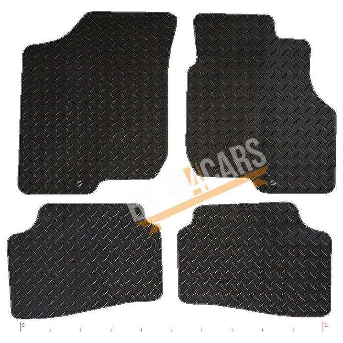 Tailored Silver Trim Mats fits Hyundai I30 & Kia Ceed + Clips 07 08 09 10 11 12 UKB4C  - Dynamic Drive