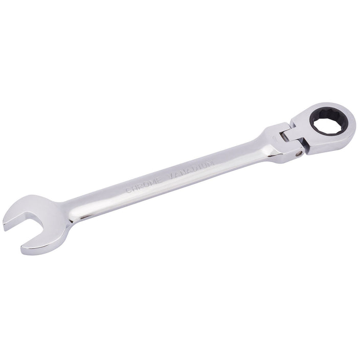 Draper HI-TORQ Metric Flexible Head Ratcheting Combination Spanner, 19mm