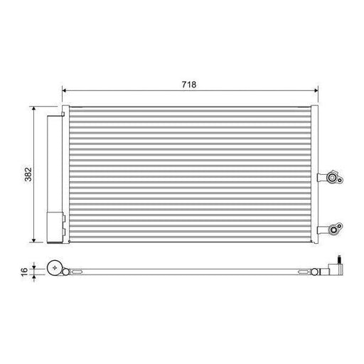 Valeo Air Conditioning Condenser 822645 Automotive Part fits Volvo XC90 II Valeo  - Dynamic Drive