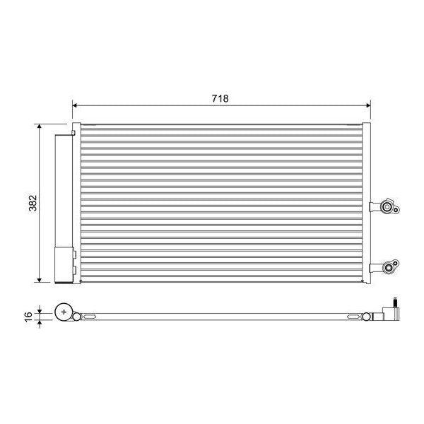 Valeo Air Conditioning Condenser 822645 Automotive Part fits Volvo XC90 II Valeo  - Dynamic Drive