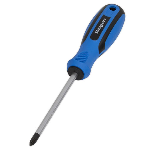 Sealey Screwdriver Phillips #2 x 100mm S01181 Siegen by Sealey  - Dynamic Drive